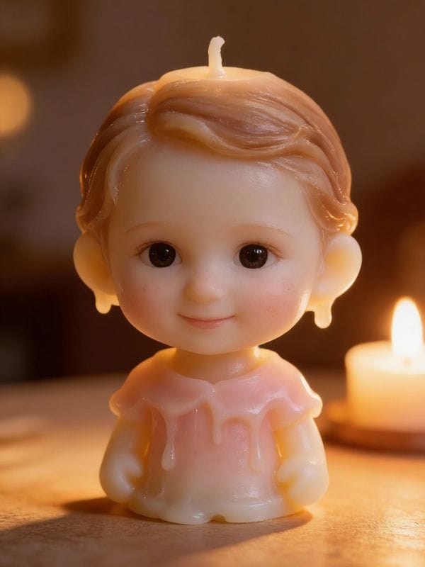 Wax Candle Doll